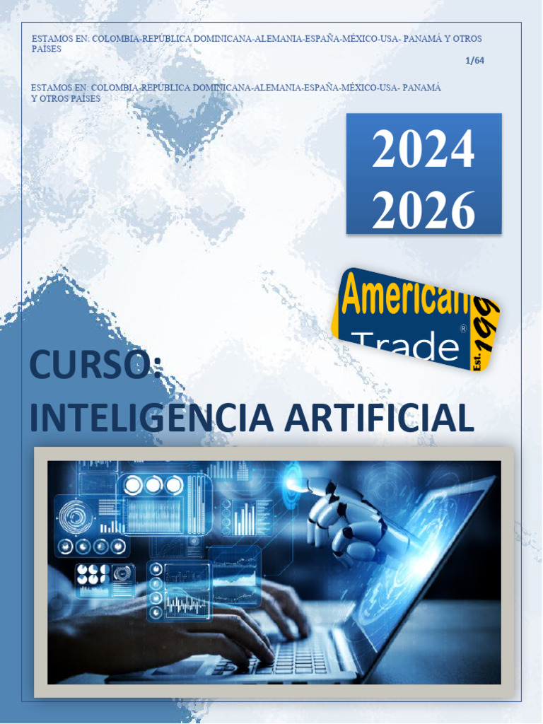 Programa Curso Ia 2024 2026 American Tradeok Pdf Inteligencia