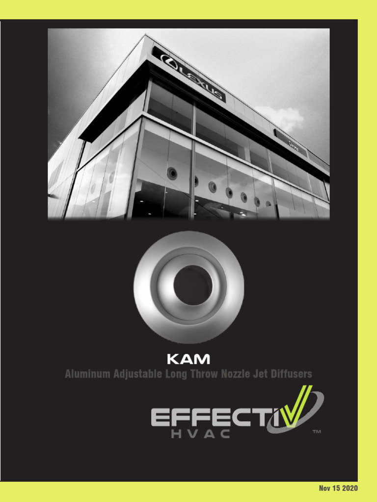 Aluminum Adjustable Long Throw Nozzle Jet Diffusers Architecture