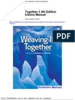 Dwnload Full Weaving It Together 3 4th Edition Broukal Solutions Manual PDF