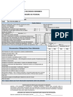 Check List de Admissao