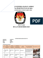 Laporan Kinerja Bulan Desember 2023 Desa Tambi