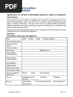 QCAT Guardianship Application Form | PDF | Legal Guardian | Dementia