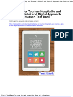Dwnload Full Marketing For Tourism Hospitality and Events A Global and Digital Approach 1st Edition Hudson Test Bank PDF