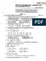 Maths Mysuru Pre QP