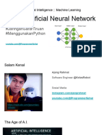Artificial Neural Network - Jaringan Saraf Tiruan - Python