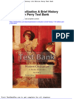 Dwnload Full Western Civilization A Brief History 11th Edition Perry Test Bank PDF