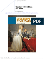 Dwnload Full Western Civilization 10th Edition Spielvogel Test Bank PDF