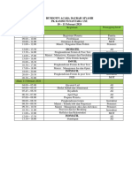 Rundown Acara Daurah Siyasih