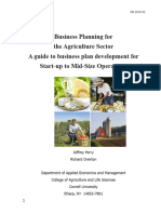 Business Planning For The Agriculture Se