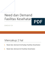 Need and Demand