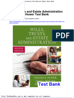Dwnload Full Wills Trusts and Estate Administration 8th Edition Hower Test Bank PDF