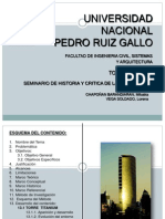 Arquitectura sostenible Torre Titanium Chile incidencia Perú