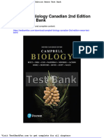 Dwnload Full Campbell Biology Canadian 2nd Edition Reece Test Bank PDF