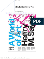 Dwnload Full World of Art 8th Edition Sayre Test Bank PDF