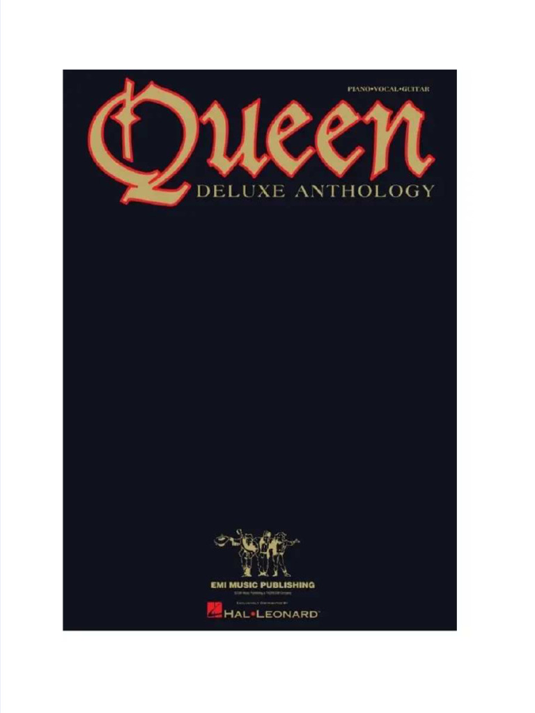 Queen Deluxe Anthology Songbook PDF