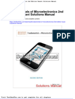 Dwnload Full Fundamentals of Microelectronics 2nd Edition Razavi Solutions Manual PDF