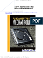 Dwnload Full Fundamentals of Mechatronics 1st Edition Jouaneh Solutions Manual PDF