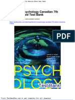 Dwnload Full World of Psychology Canadian 7th Edition Wood Test Bank PDF
