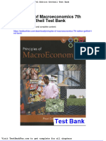 Dwnload Full Prinicples of Macroeconomics 7th Edition Gottheil Test Bank PDF