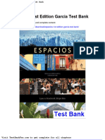 Dwnload Full Espacios 1st Edition Garcia Test Bank PDF