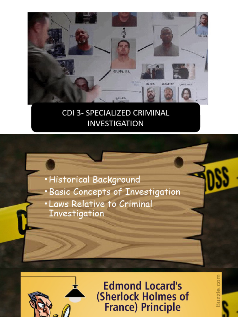 Specialized Criminal Investigation Guide | PDF | Politics | Social Science