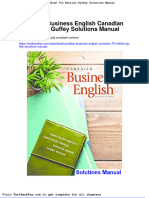 Dwnload Full Canadian Business English Canadian 7th Edition Guffey Solutions Manual PDF