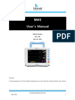Bionet Patient Monitor BM3 Pro User Manual