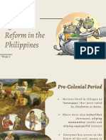 Agrarian Reform Report