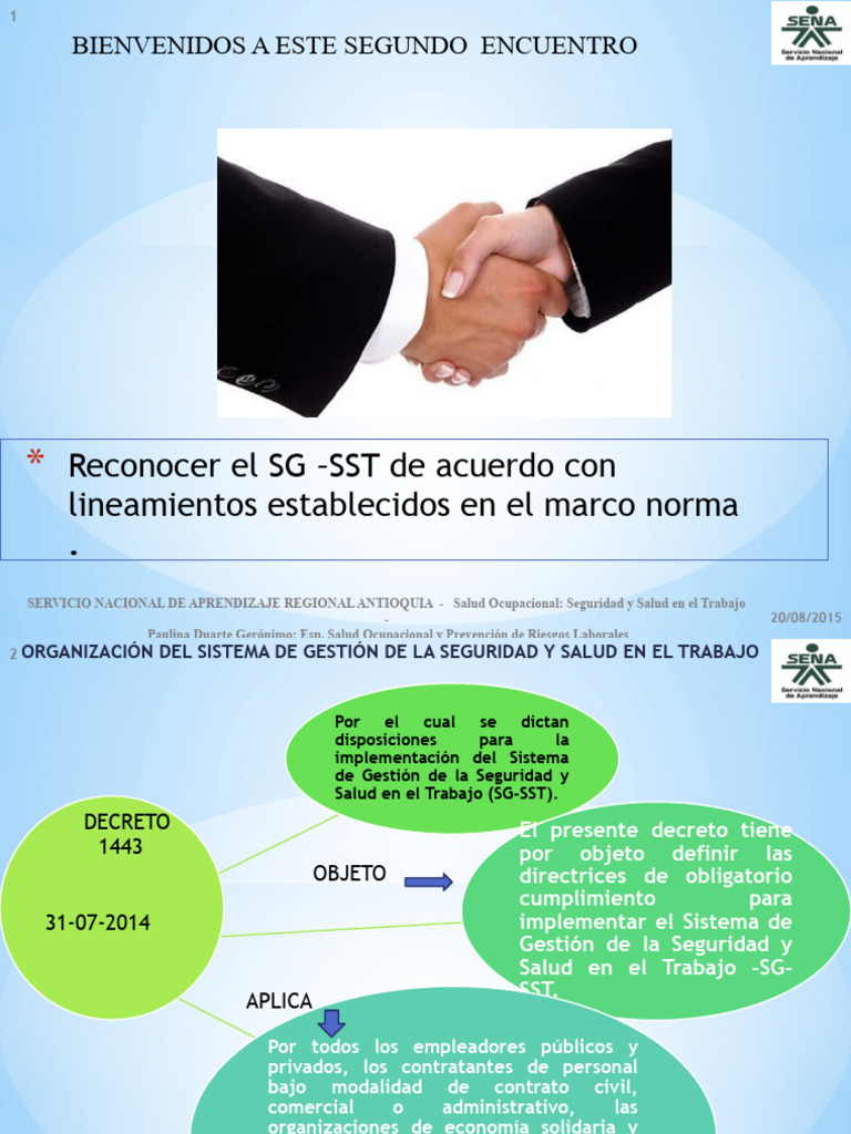 Reconocer El SG SST de Acuerdo A Los Lineamientos Establecidos en El ...