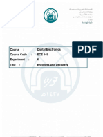 Lab 6 (Encoders and Decoders)