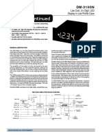 Low Cost, 3 Digit, LED Display in Low Profile Case