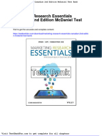 Dwnload Full Marketing Research Essentials Canadian 2nd Edition Mcdaniel Test Bank PDF