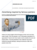 Advertising Inspired by Famous Painters