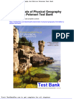 Dwnload Full Fundamentals of Physical Geography 2nd Edition Petersen Test Bank PDF
