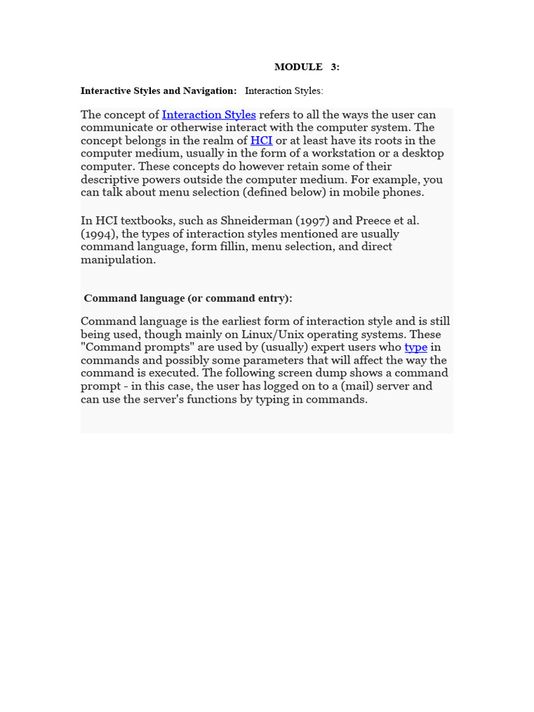 Module 3 UiUX Notes | PDF | Menu (Computing) | Graphical User Interfaces