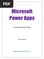 Microsoft Power Apps: A Getting Started Guide