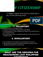 Loss of Citizenship