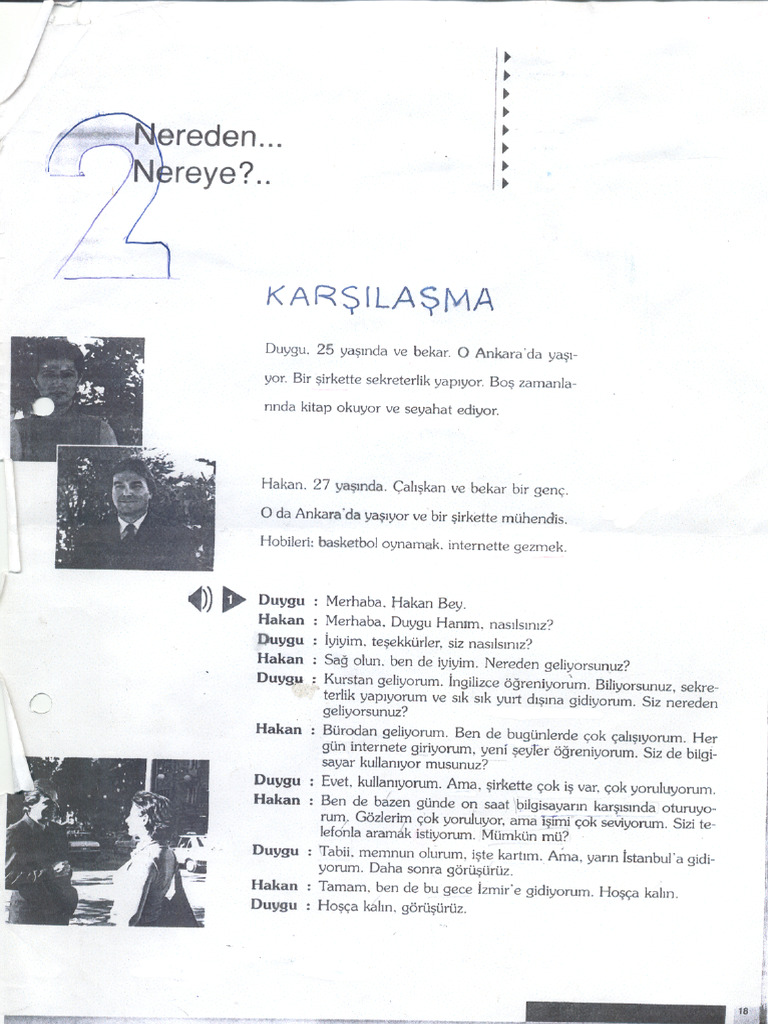 Turkish Language Course Book Unit 2 | PDF