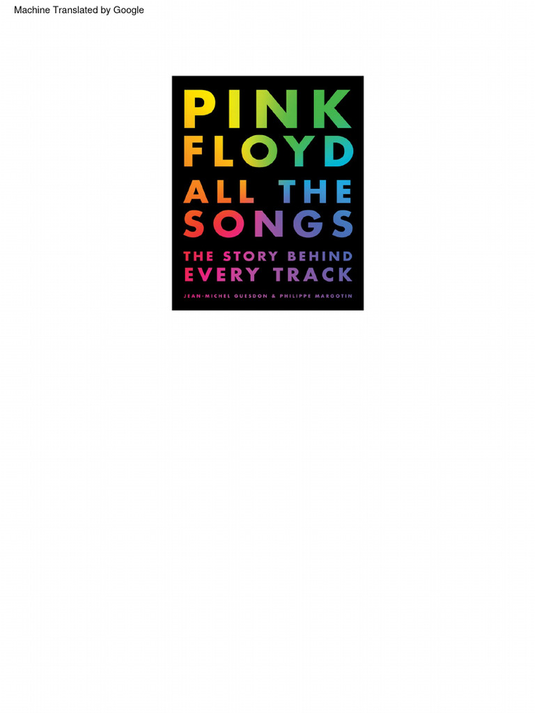 Pink Floyd All The Songs-1-296-1 | PDF