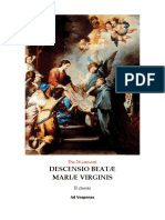 Die 24 Ianuarii. - DESCENSIO BEATÆ MARIÆ VIRGINIS. Ad Vesperas