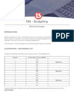 13 Moving Averages Notes