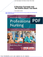 Dwnload Full Professional Nursing Concepts and Challenges 8th Edition Black Test Bank PDF
