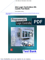 Dwnload Full Programmable Logic Controllers 5th Edition Petruzella Test Bank PDF