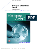 Dwnload Full Mastering Arcgis 7th Edition Price Solutions Manual PDF