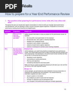 How To Prepare For A Year End Performance Review en