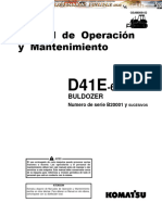 Manual Operacion Bulldozer D41e Komatsu