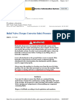 Relief Valve (Torque Converter Inlet) Pressure - Test