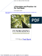 Dwnload Full Fundraising Principles and Practice 1st Edition Worth Test Bank PDF