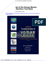 Dwnload Full Fundamentals of The Human Mosaic 2nd Edition Bychkov Test Bank PDF