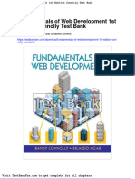Dwnload Full Fundamentals of Web Development 1st Edition Connolly Test Bank PDF